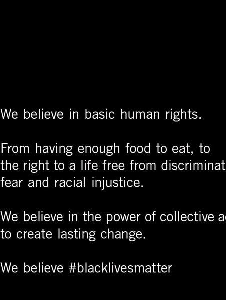 A letter from Lauren: Standing in Solidarity.