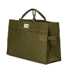 Army Green | side of army green XL Market Tote