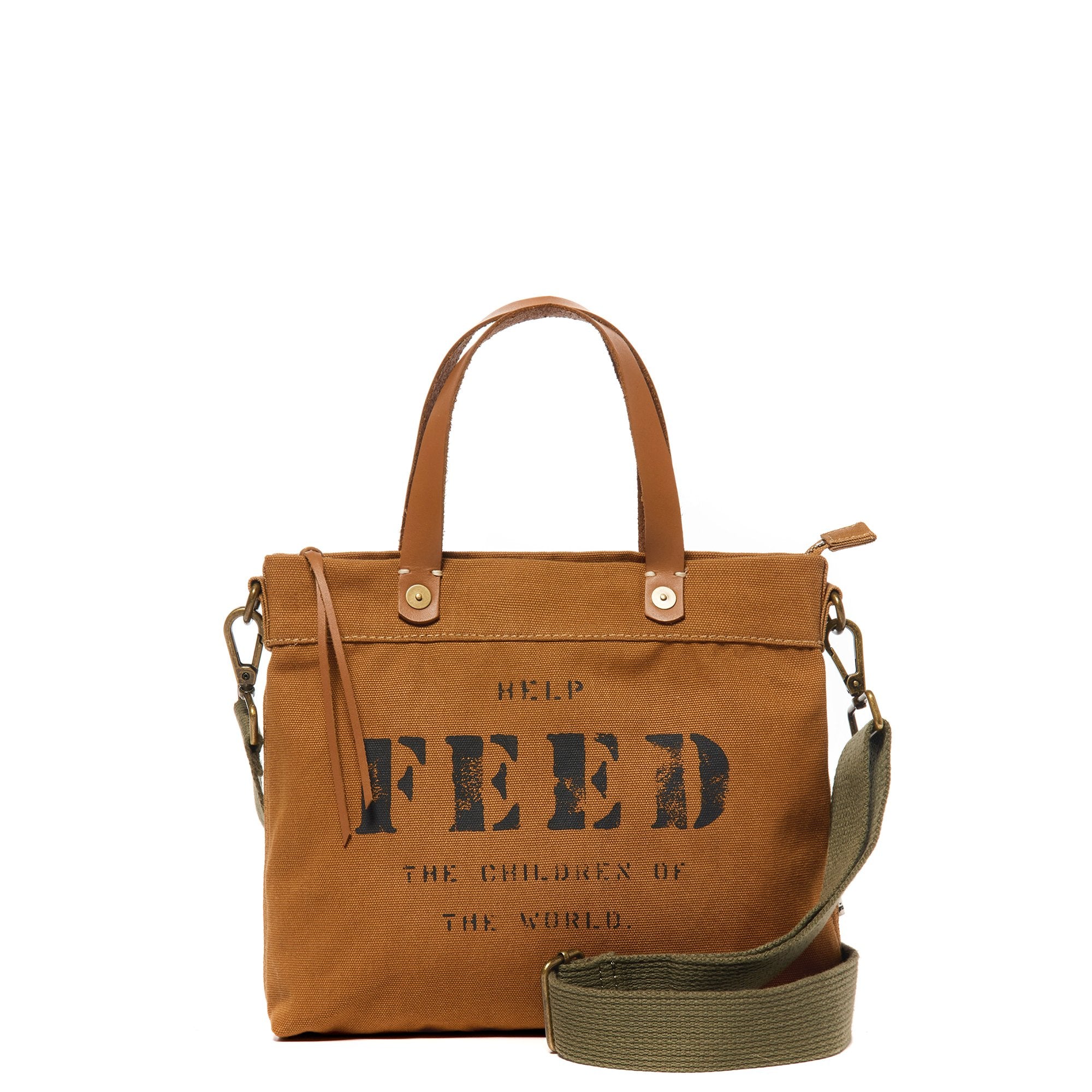 Canvas Messenger Bag: Eleanor Crossbody Bag – FEED
