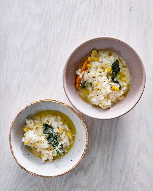 Summer risotto recipe from Everyday is Saturday