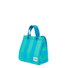 Side | Lunch Bag Blue Cabana Stripe