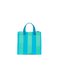 Back | Lunch Bag Blue Cabana Stripe