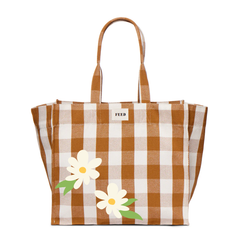 Carryall Gingham Garden Bag