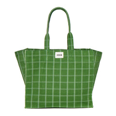 Green Trellis  | Front of Green Trellis Holiday Carryall