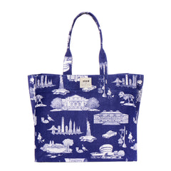 FEED x Katie Kime Toile Carryall Tote