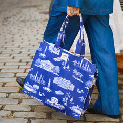 FEED x Katie Kime Toile Carryall Tote