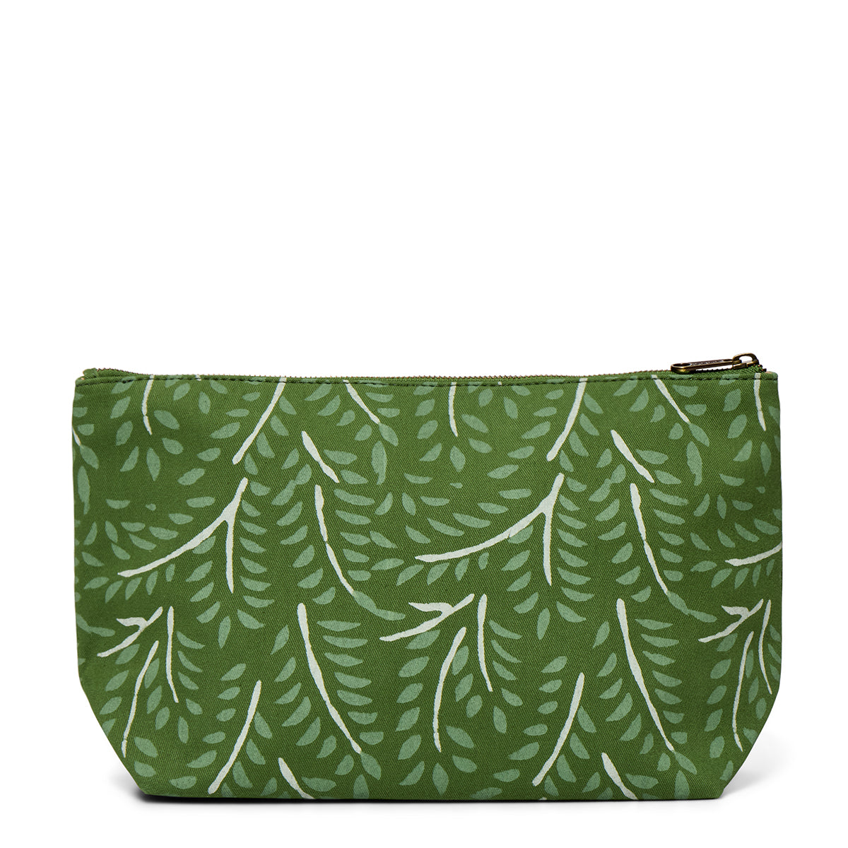 Leaf Block Print | Oversized Pouch back