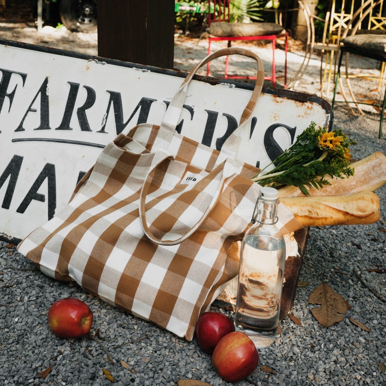 Ochre Gingham | Lifestyle Farmers Market