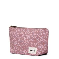 Rose block print | Pouch side