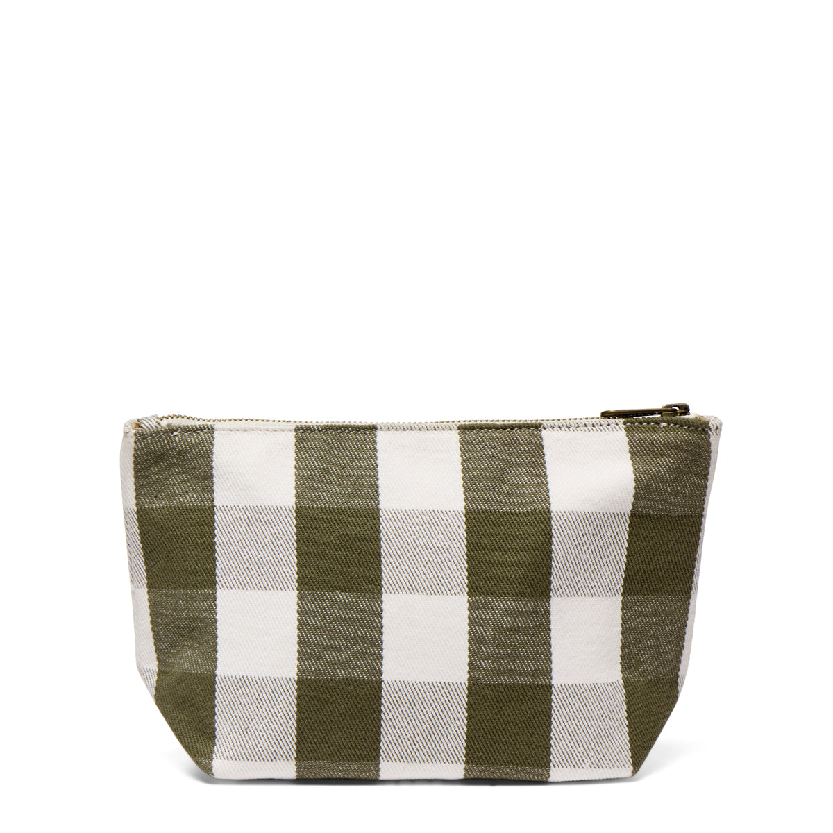 Green Gingham | Pouch back