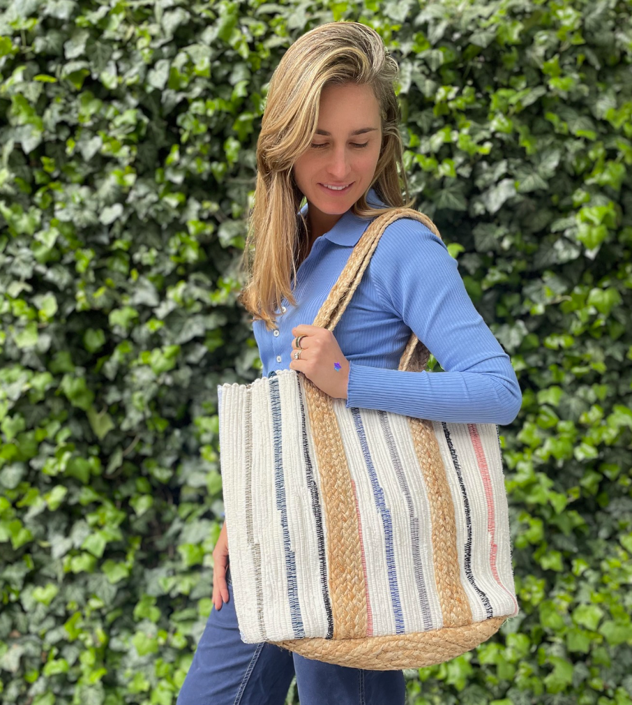 Upcycled Tote | Lifestyle