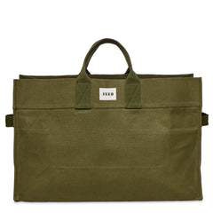 Army Green | Front of army green XL Market Tote