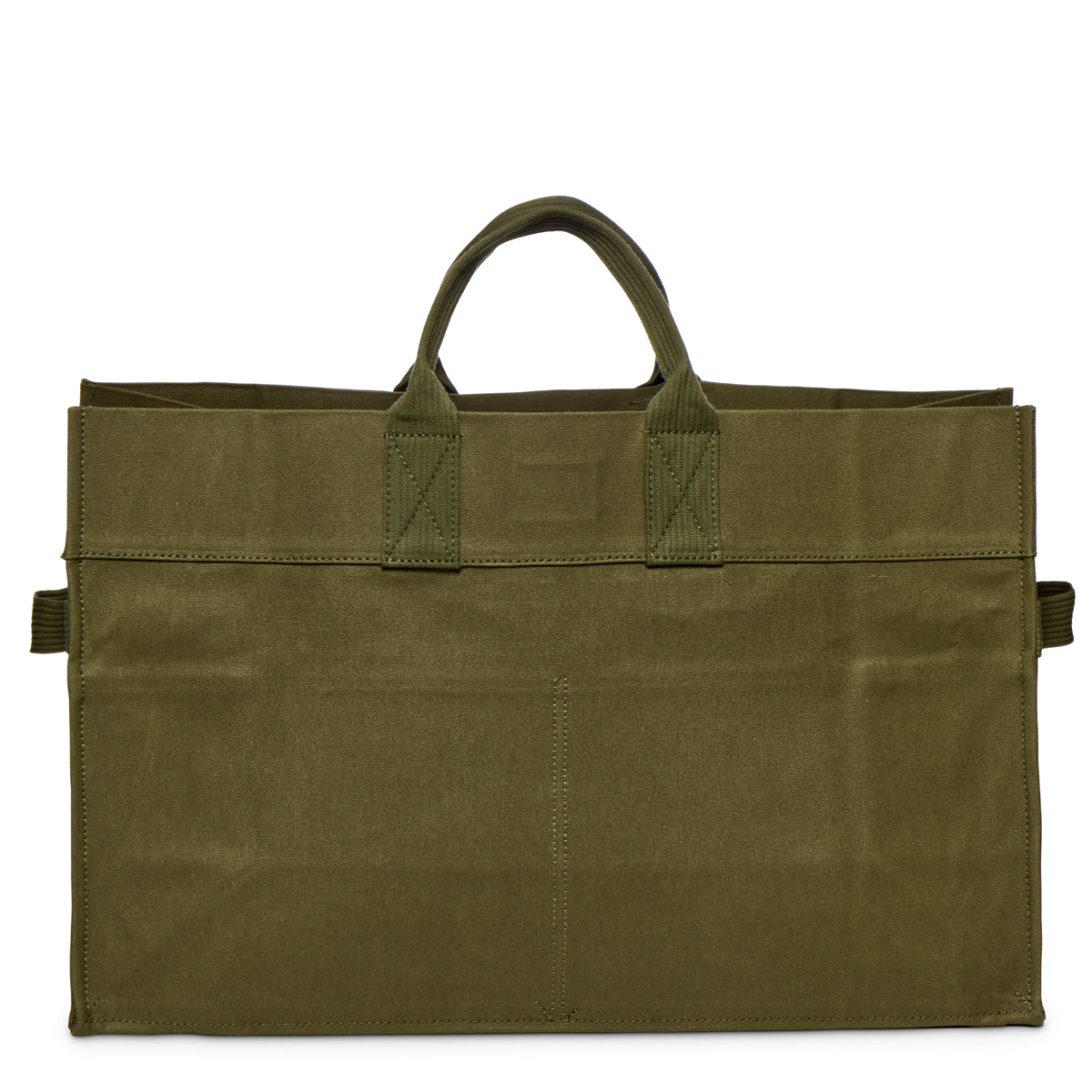 Army Green | Back of army green XL Market Tote