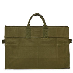 Army Green | Back of army green XL Market Tote