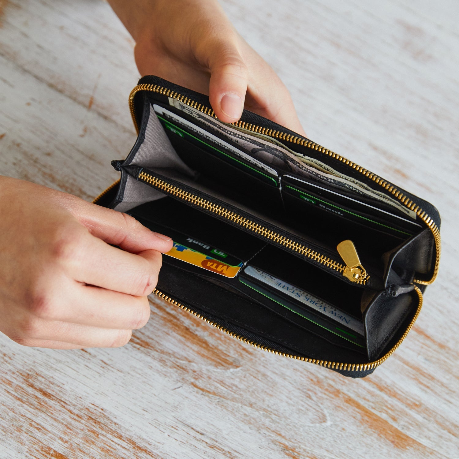 Black | lifestyle leather wallet