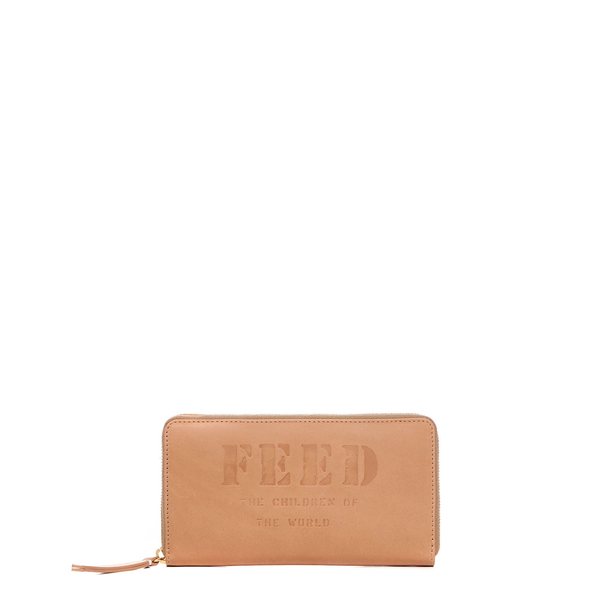 Almond | Front of almond wallet 