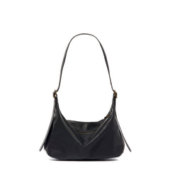 Black Leather Sling: The Ava Slouchy Leather Bag – FEED