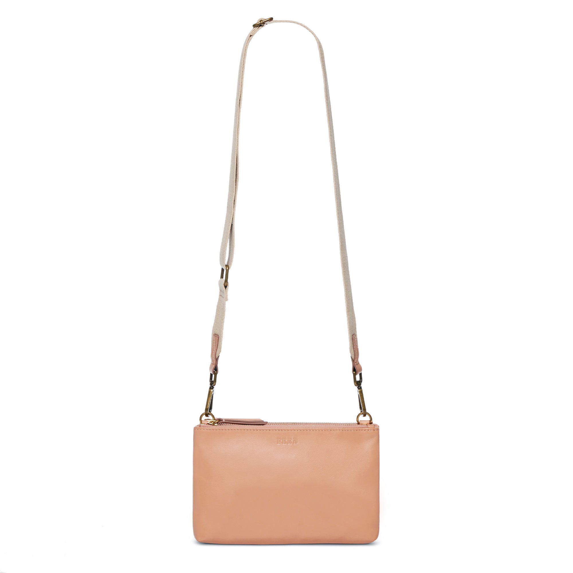 Black Leather Sling Bag: Everyday Sling Purse