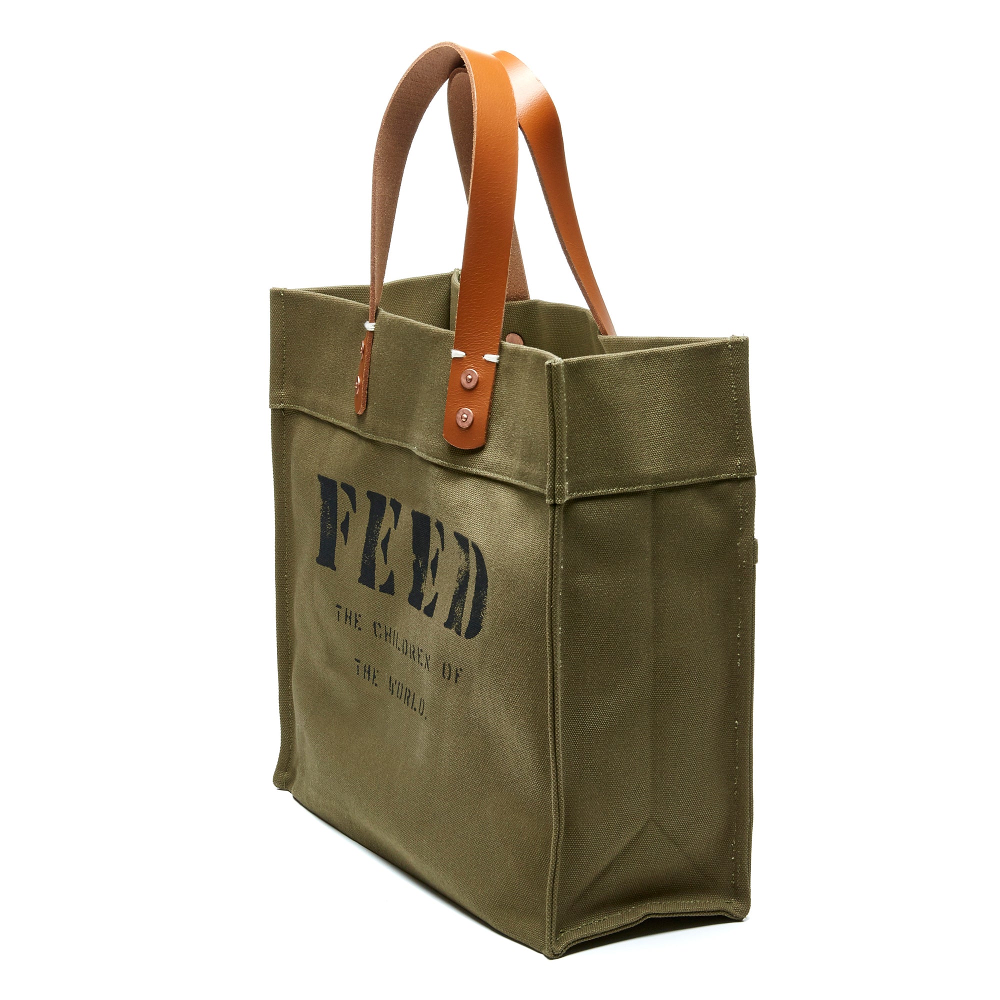 Army Green | side of army green market tote