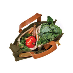 Army Green | interior market tote