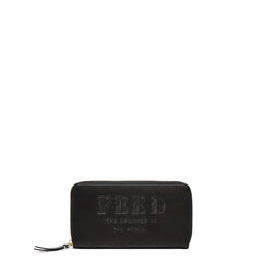 Black | Front of leather wallet