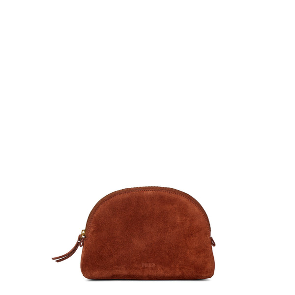 Tan suede online purse