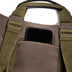 Stone | exterior pocket oversized work bag 