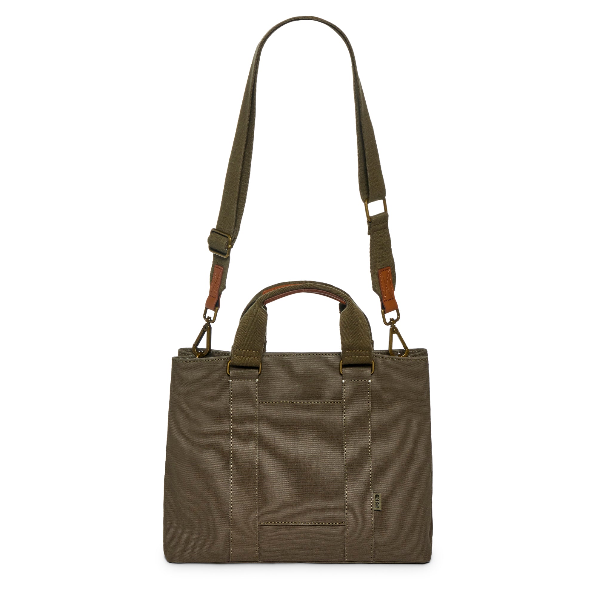 Army Green | small canvas work bag with crossbody strap