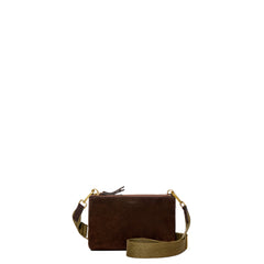 Mogano Suede | front of bag with handles down
