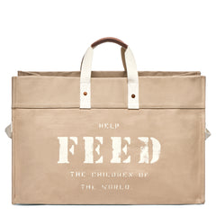 Sand | XL market tote front